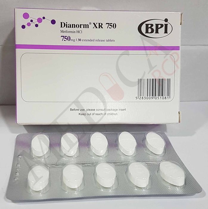 Dianorm XR 750mg²